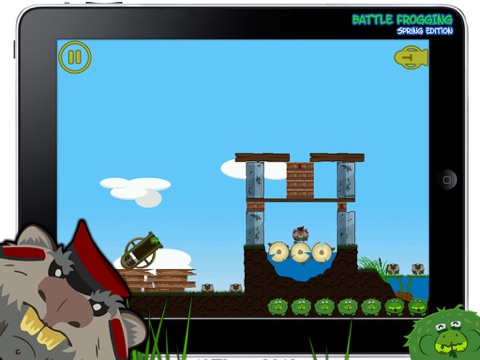 Battle Frogging Spring HD screenshot 3