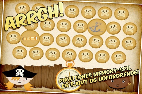 Piratskatten – et memory-spil screenshot 2