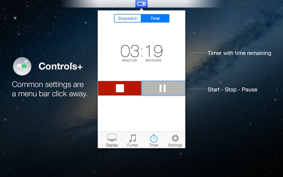 I like control. Toolbar IOS. Login menu.