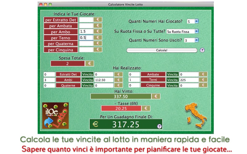 Calcolatore Vincite Lotto thumbnail 1