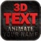 Do you ever want to write text using some really cool 3D animated fonts