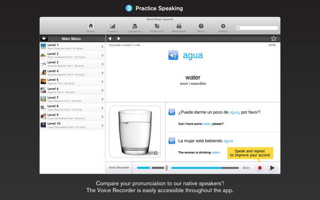 WordPower Learn Spanish Vocabulary by InnovativeLanguage.com(圖3)-速報App