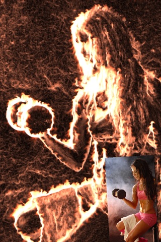 Me On Fire: Amazing fire photo effects screenshot 2