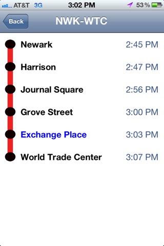 PATHway Schedule/Map screenshot 2