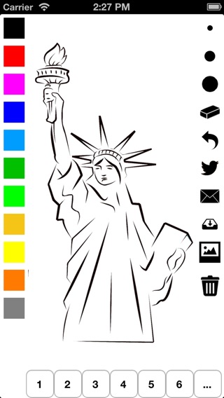 Independence Day Coloring Book for Children: Learn to draw and color icons of the United States of Americaのおすすめ画像2