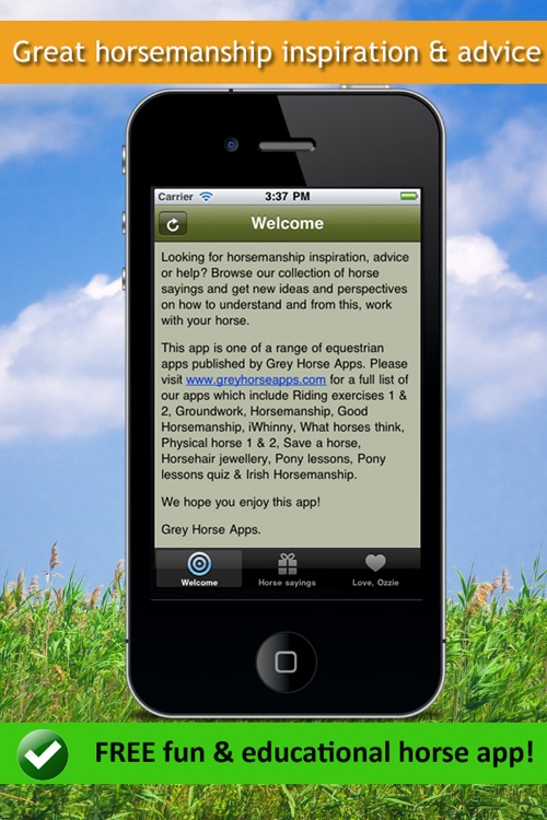 Horse Back Riding Sayings - Equestrian Horsemanship App