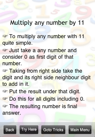 Quick Maths Tricks screenshot 3