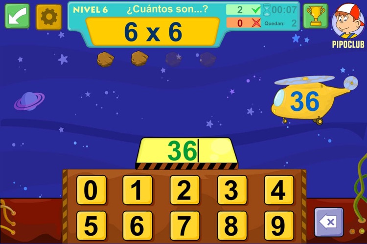 ASTROMAT Mental math with Pipo screenshot-3