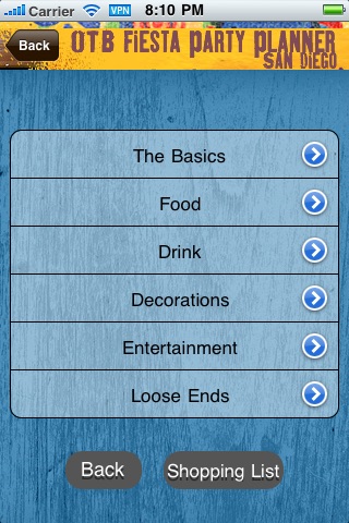 On The Border Fiesta Party Planner screenshot 2