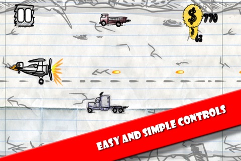 Doodle Army Sniper PRO - Aircraft vs Truck Line Sketch Battle screenshot 4