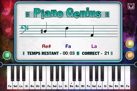 Dream Cheeky Piano Genius - Français screenshot 2