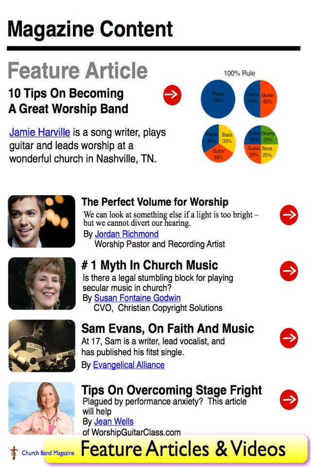 Church Band Magazine Is The Ulitmate Resource For The Worship Band And Praise Band Community screenshot 2
