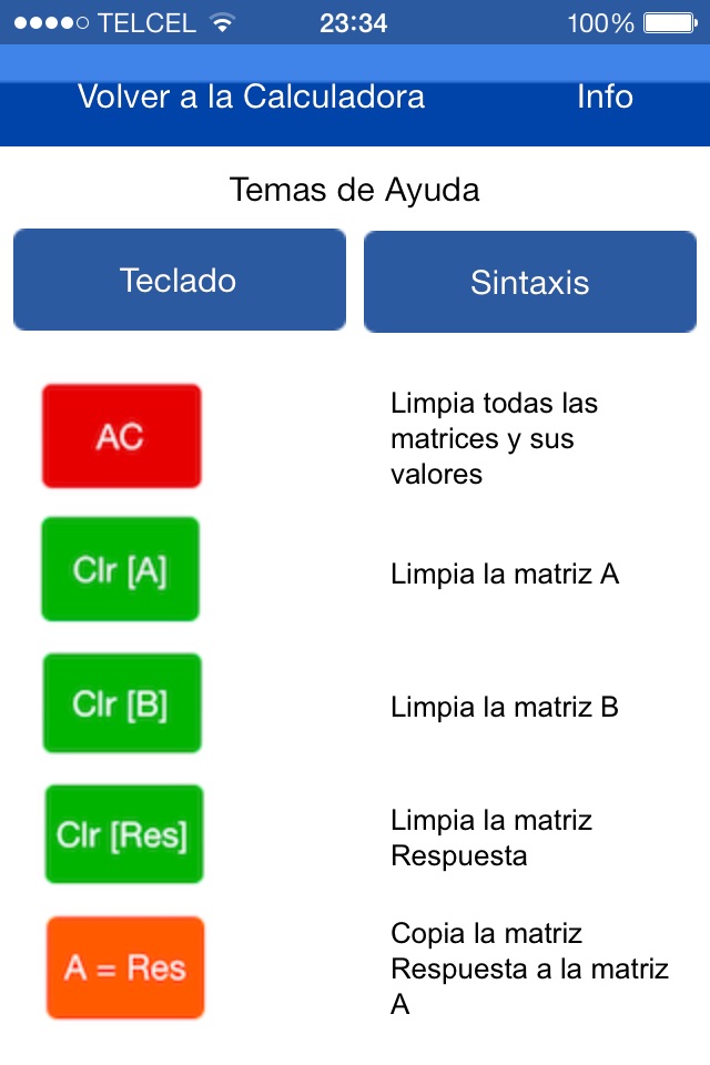 Matrices Calc. screenshot 4