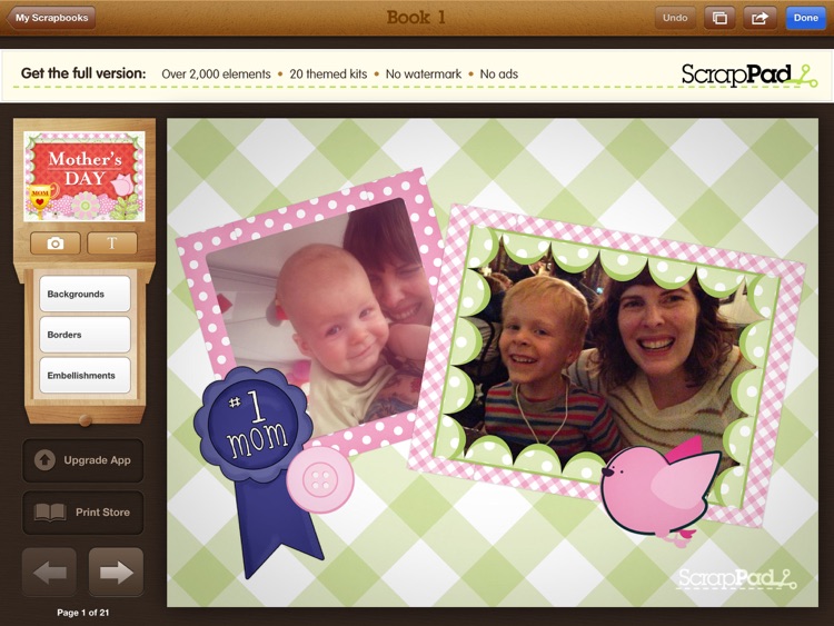 ScrapPad - Mothers Day Photo Journal