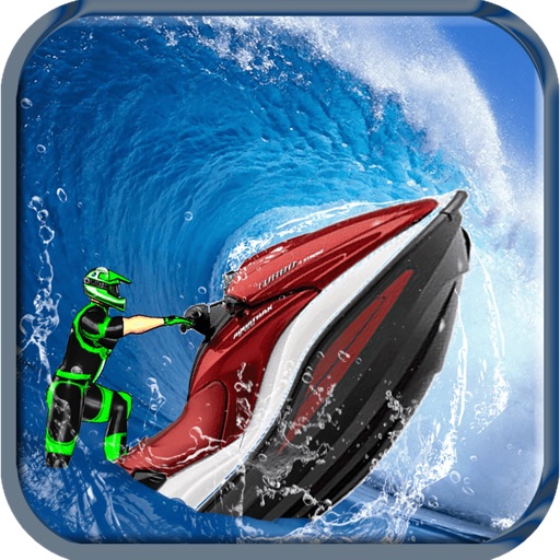 Celebrity Heroes Sea Surfing: The Cool Jet Ski Ride with Big  Blue Wave iOS App