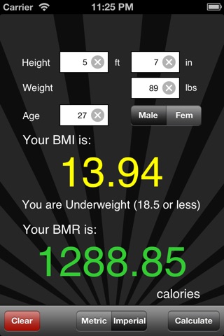 BMI & BMR Calculator Free screenshot 4