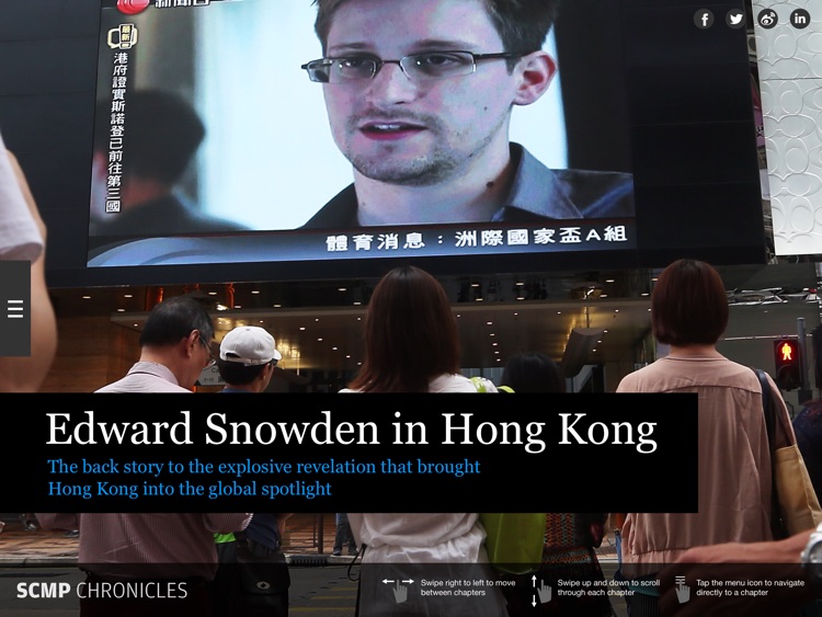 SCMP Chronicles - Edward Snowden in Hong Kong