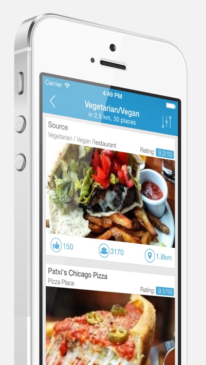 Find Vegetarian Restaurants