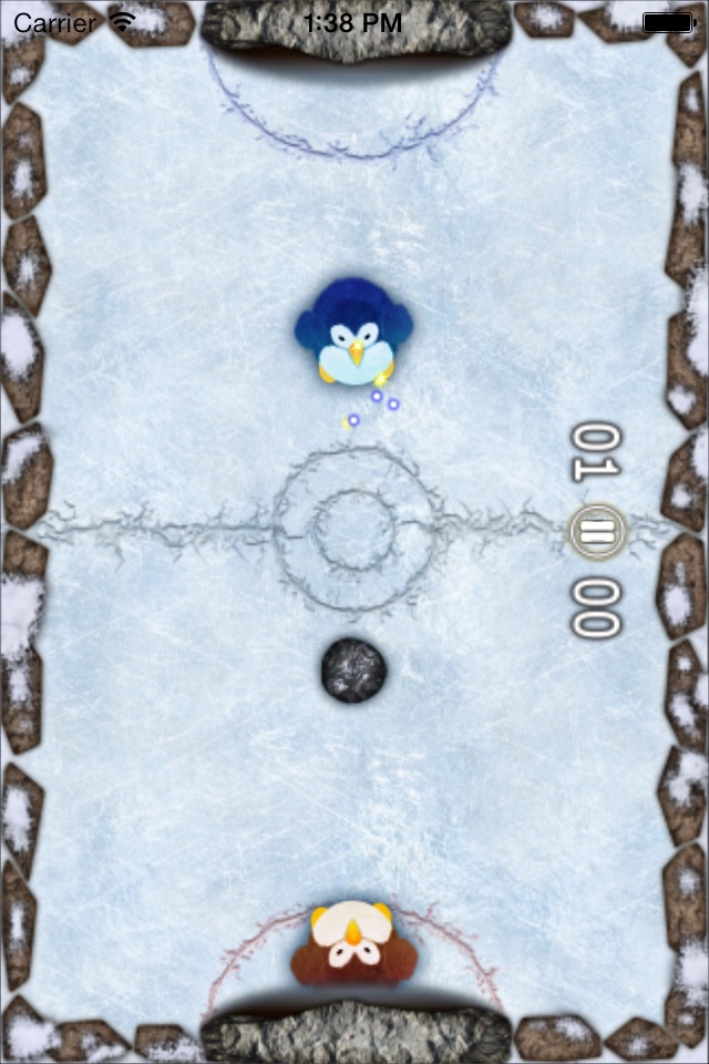 Air Hockey Penguin: Playful Birds on Ice screenshot 2