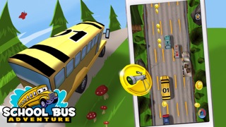 School Bus Adventure - Field Trip is a Fun 3D Driving Cartoon Game for Boys and Girls with simple Drag Control, where you can Explore Towns and Farms with Animalsのおすすめ画像3