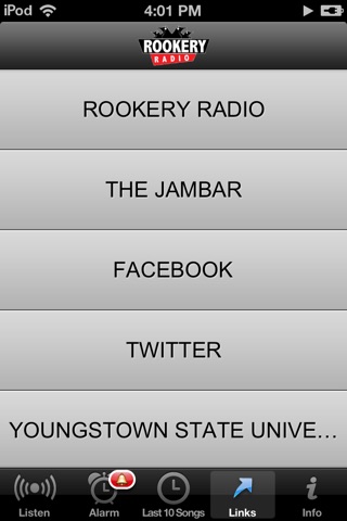 Rookery Radio - Youngstown State University screenshot 4