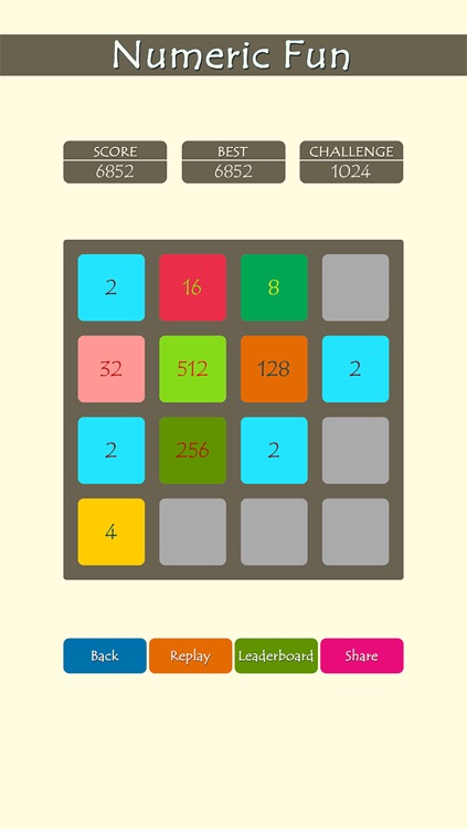 2048 Numeric Fun screenshot-4