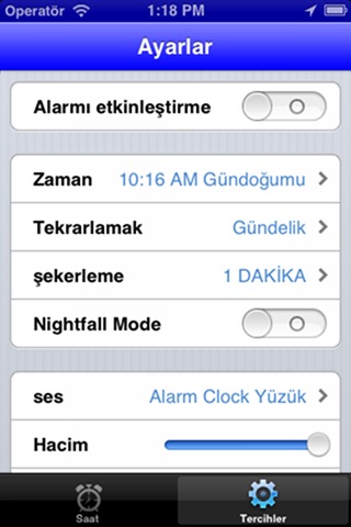 Sunrise-Sunset Alarm Clock screenshot 3