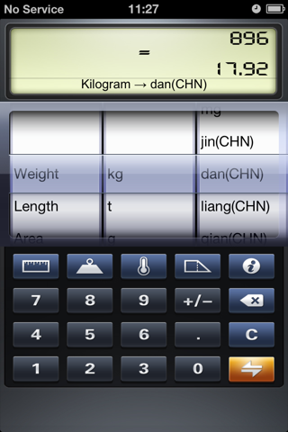 iToolkit free-flashlight,dual level,battery master,calculator,unit converter screenshot 4