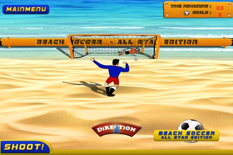 All Star Beach Soccer Free - 2013 Real World Champion Edition screenshot 3