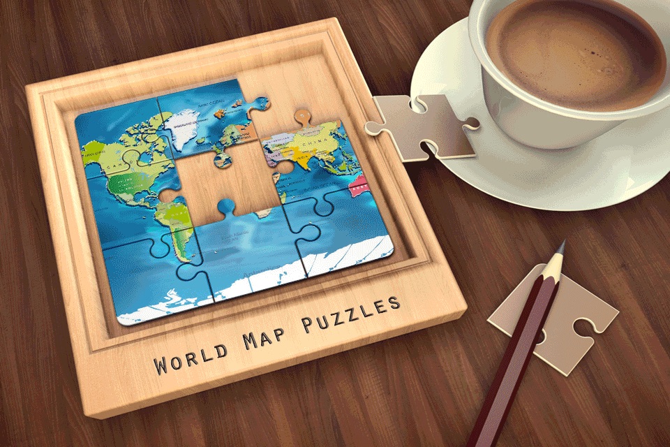 World Map Puzzle (Jigsaw) screenshot 2