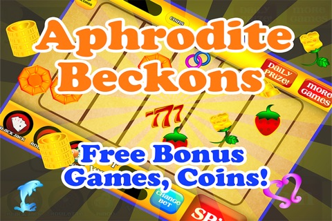 Ancient Aphrodite Vegas Big Slot Machine Free Game Win screenshot 4