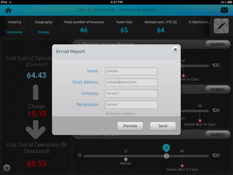 GENPACT Business Impact Simulator screenshot-4