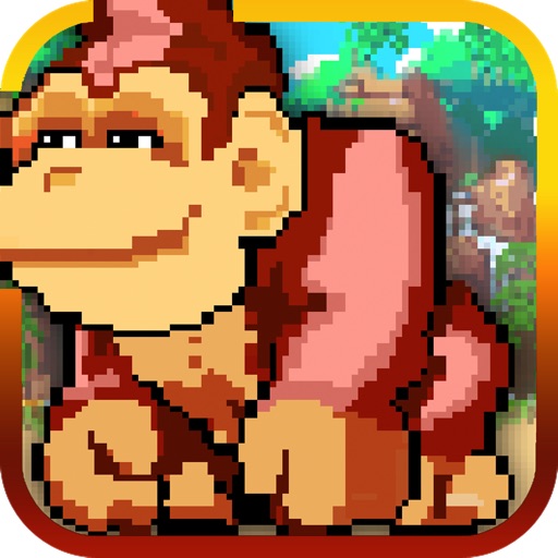 Pixel Monkey - Monkeys Jump, Battle, and Duck under Obstacles in Jungle Temple