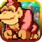 Pixel Monkey - Monkeys Jump, Battle, and Duck under Obstacles in Jungle Temple