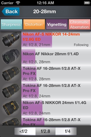 MyLens Ultimate For Nikon F-mount screenshot 2