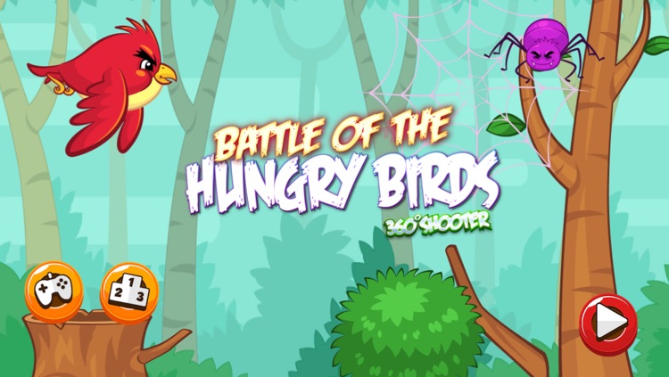 .A Battle of Hungry Birds 360 Degree Shooter Game