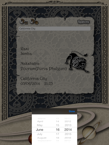 Rasi and Nakshatra Finder HD screenshot 4