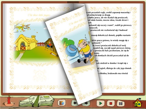 Trzy małe prosiaczki - język angielski dla dzieci screenshot 2