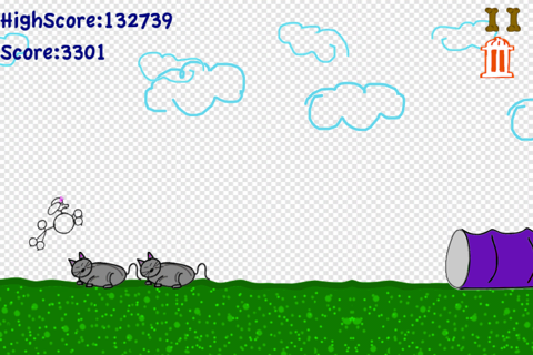 Poodle Sprint - Fun Doodle Endless Run Game screenshot 2