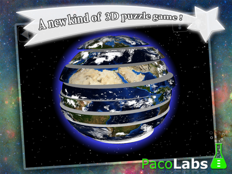 Clique para Instalar o App: "Earth Puzzle - a spherical puzzle game in 3D"