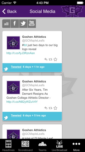 Goshen College Athletics(圖5)-速報App