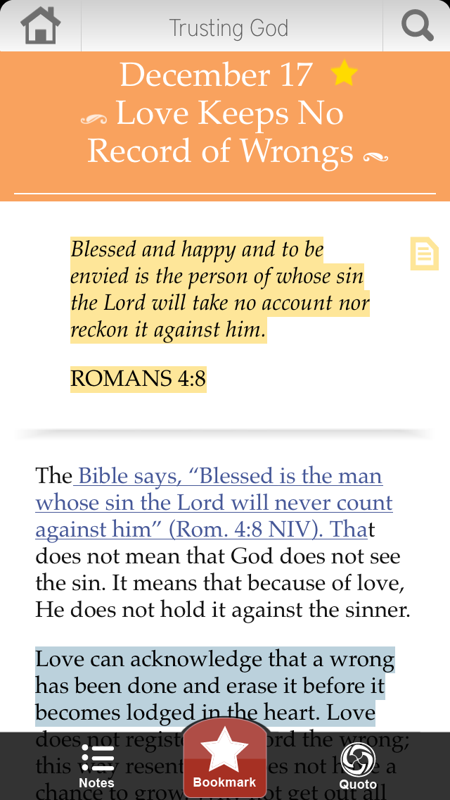 Trusting God Day by Day Screenshot 3