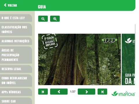 Simulador para o Código Florestal screenshot 2