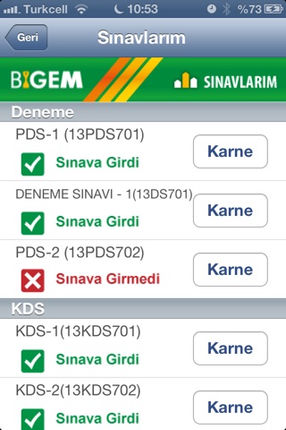 Bigem Online screenshot 2