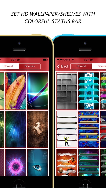 Color Dock Customizer - Colored Top and Bottom Bar Overlays for your Wallpaper