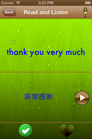 Learn Chinese Phrases : Simplified in female voice screenshot 3
