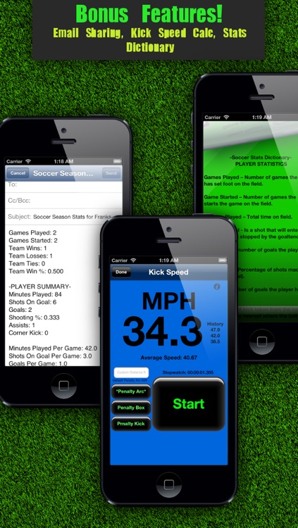 Soccer Stats Tracker Touch screenshot-4