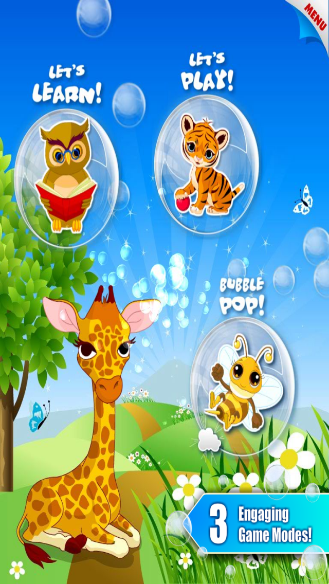 Abby Monkey® Baby Bubble Activity School: Educational Flash Cards Kids Learning Games for Toddlers and Preschool Explorers Screenshot 3