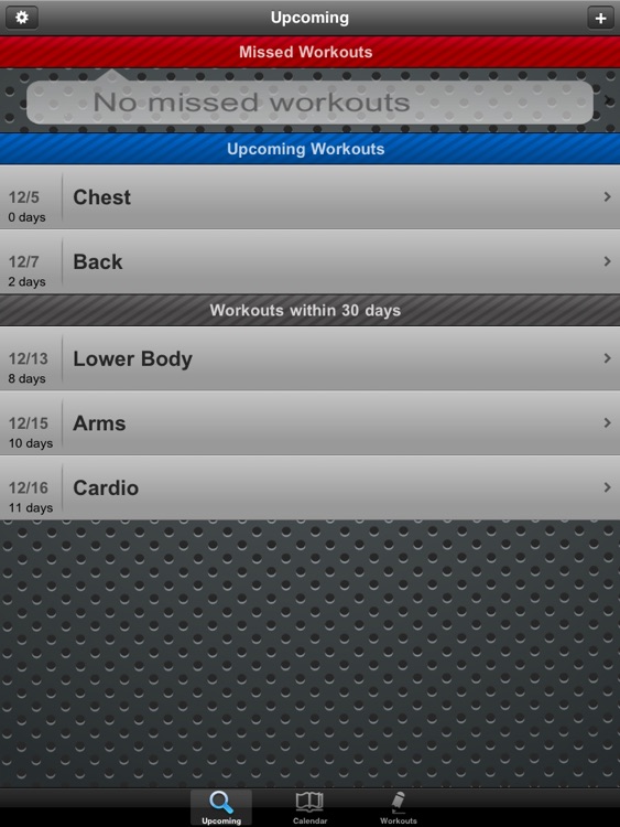 Gym Log PRO! for iPad (Fitness & Workout Tracker) w/ Reminders