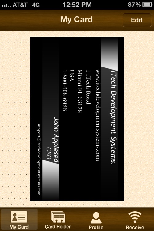 BizCard - Sharing and Virtual Business Card Holder screenshot-4